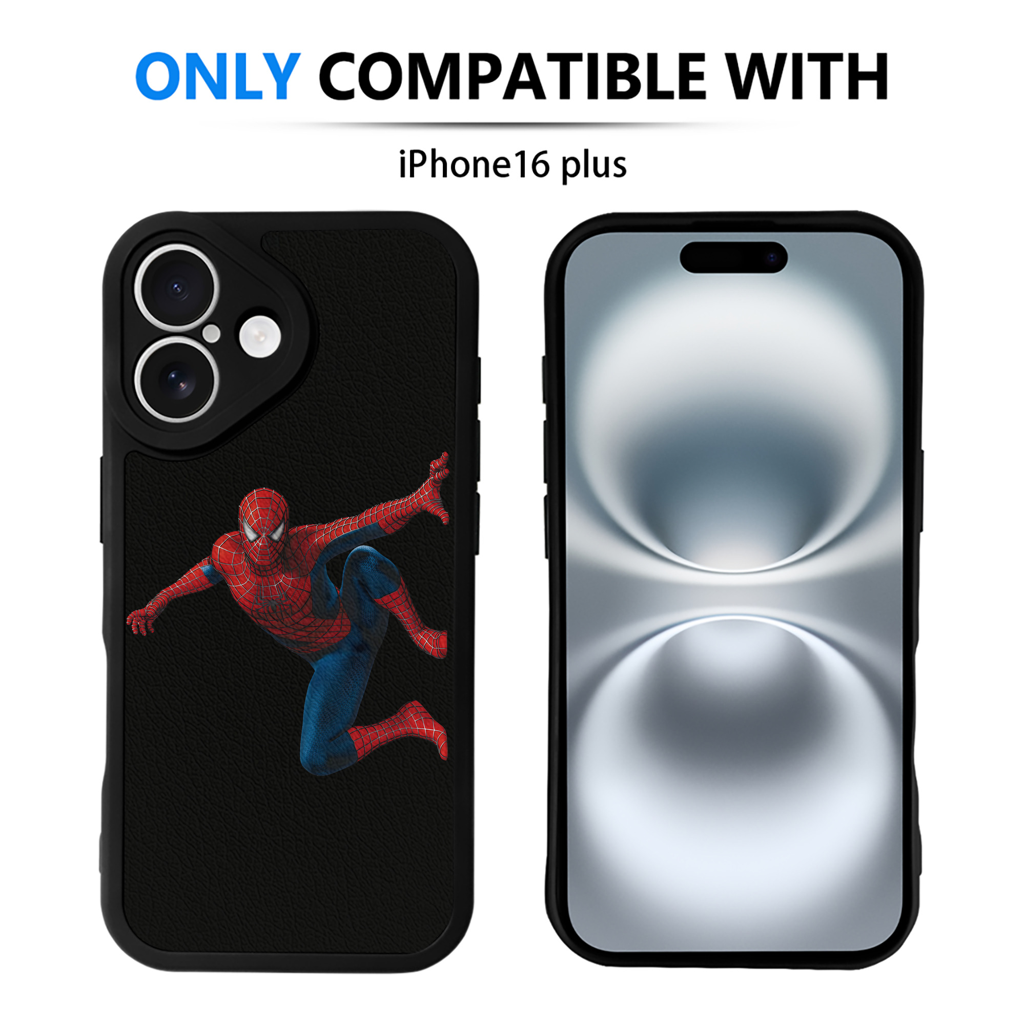 （画像用） アベンジャーズ The Avengers 【iPhone 16シリーズ対応】シリコンスマホケース（レザー調） 材質：シリコン